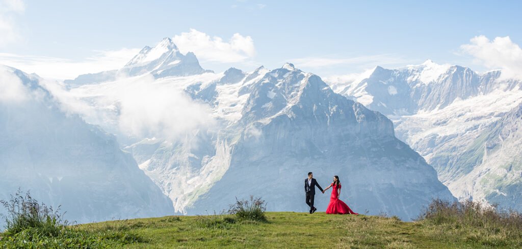 Voyage de noces avec séance photo