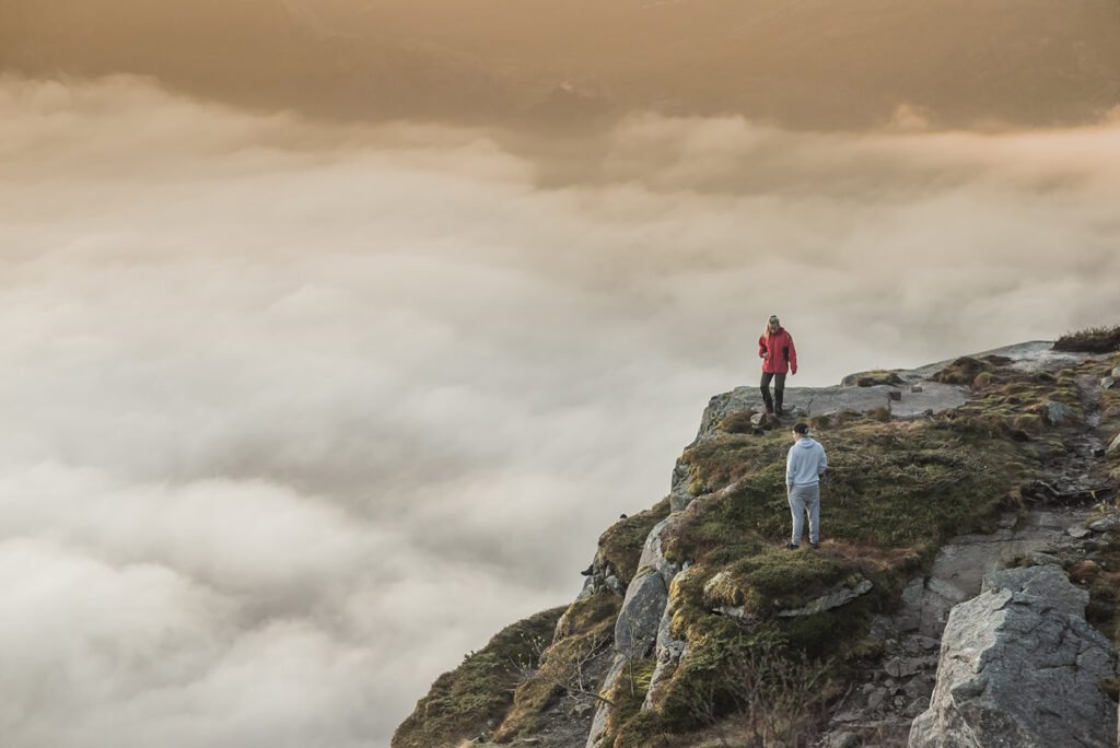 Voyage de noce en Norvège avec séance photo